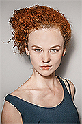model Andreeva Anastasiya   
Year of birth 1990   
Height: 174   
Eyes color: green   
Hair color: red