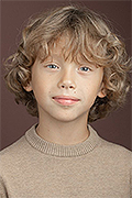 model Mamaev Ilya   
Year of birth 2012   
Eyes color: grey-blue   
Hair color: light brown