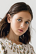model Zabelina Varvara   
Year of birth 2011   
Eyes color: blue   
Hair color: dark brown